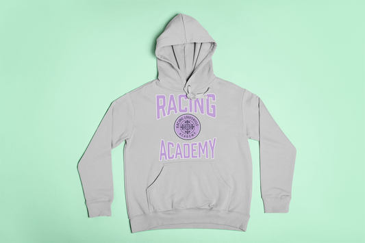 Racing Academy Hoodie Violet Lettering